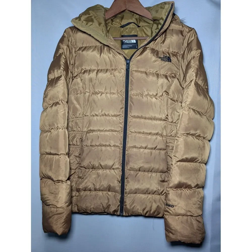 THE‎ NORTH FACE Gotham II Down Puffer 550 Insulated Winter Jacket Khaki Large